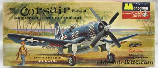 Monogram 1/48 Chance Vought F4U-4 Corsair - Four Star Issue, PA82-149 plastic model kit